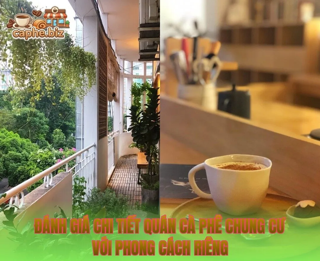 Đánh giá chi tiết quán cà phê chung cư với phong cách riêng
