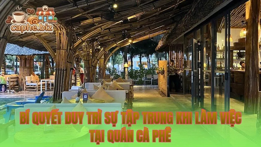 Bí quyết duy trì sự tập trung khi làm việc tại quán cà phê