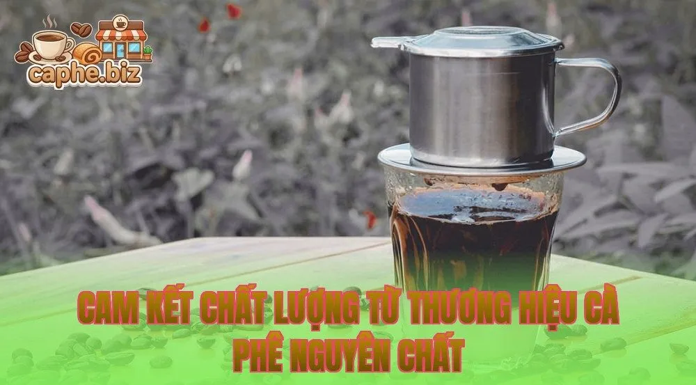 Cam kết chất lượng từ thương hiệu cà phê nguyên chất