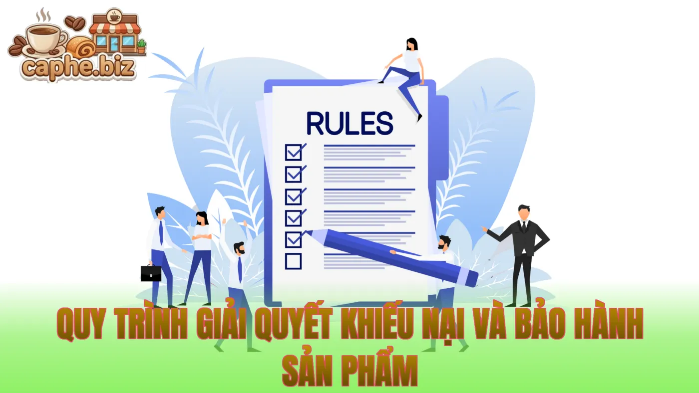 Quy trình giải quyết khiếu nại và bảo hành sản phẩm