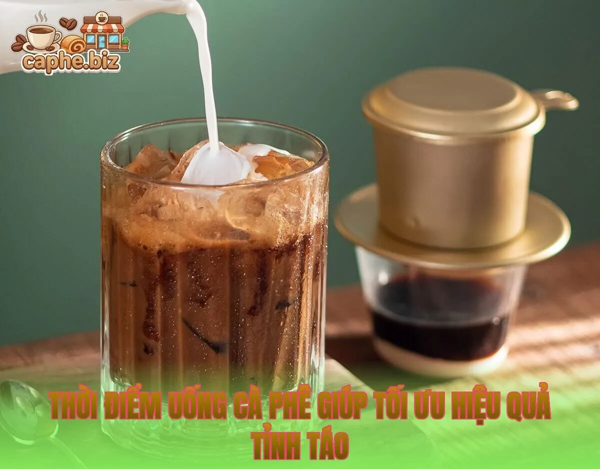 Thời điểm uống cà phê giúp tối ưu hiệu quả tỉnh táo