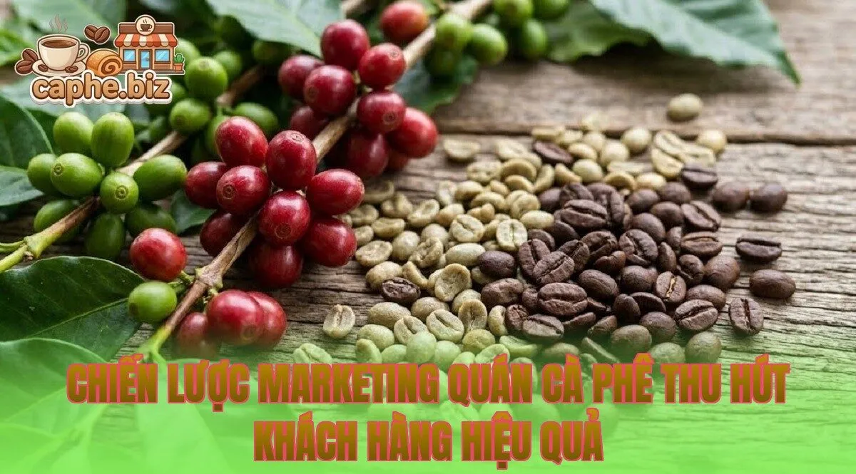 Chiến lược marketing quán cà phê thu hút khách hàng hiệu quả