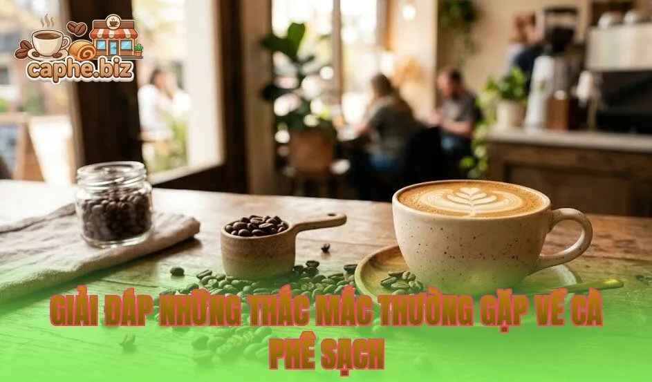 Giải đáp những thắc mắc thường gặp về cà phê sạch