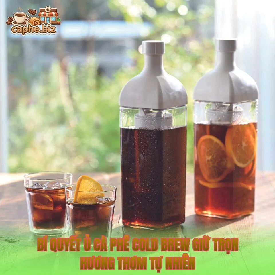 Bí quyết ủ cà phê Cold Brew giữ trọn hương thơm tự nhiên