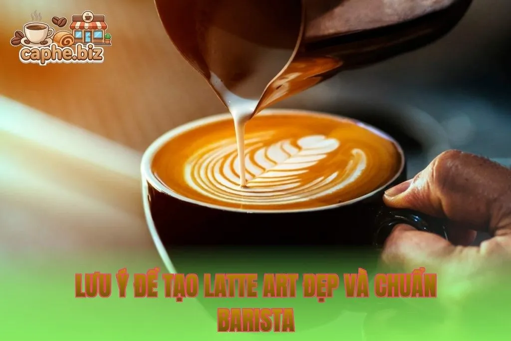 Lưu ý để tạo Latte Art đẹp và chuẩn barista