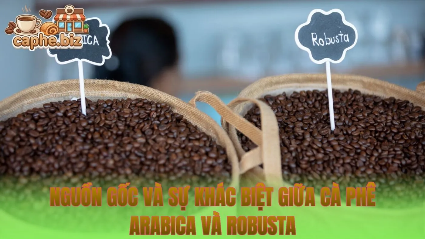 Nguồn gốc và sự khác biệt giữa cà phê Arabica và Robusta