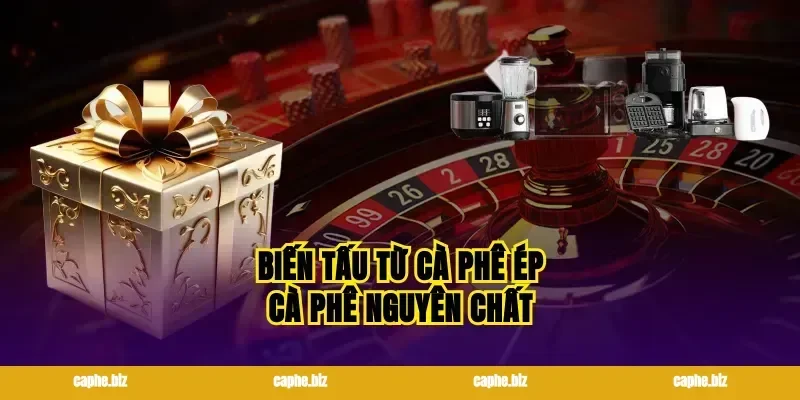 Biến tấu từ cà phê ép cà phê nguyên chất