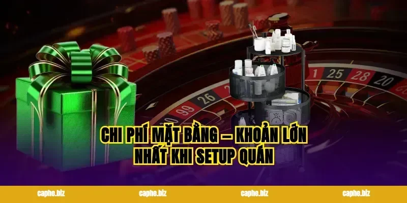 Chi phí mặt bằng — khoản lớn nhất khi setup quán